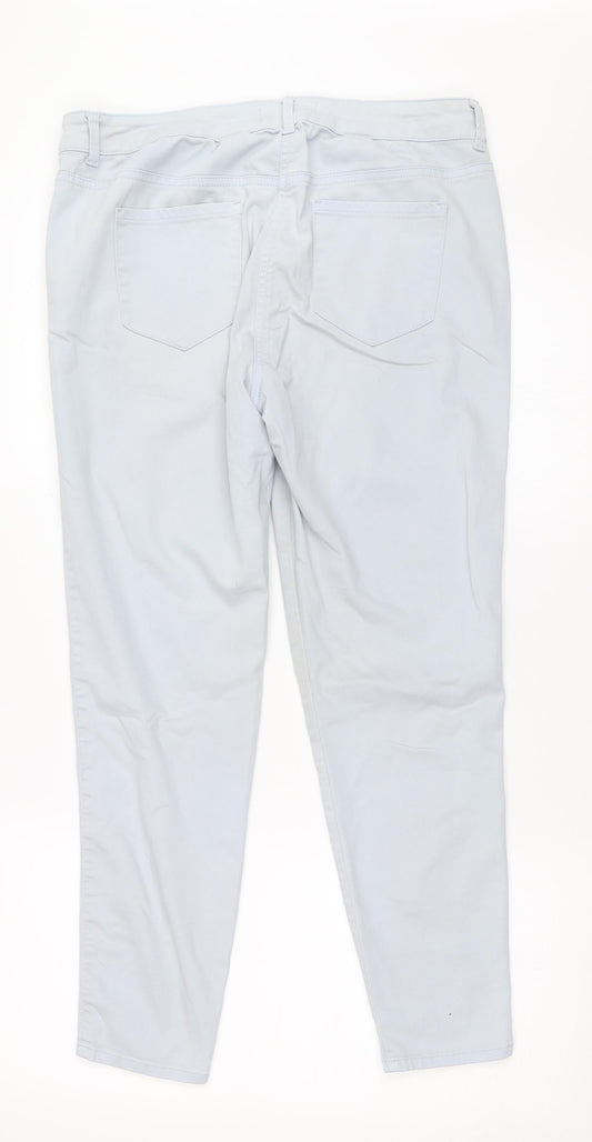 NEXT Womens Blue   Skinny Jeans Size 12 L26.5 in