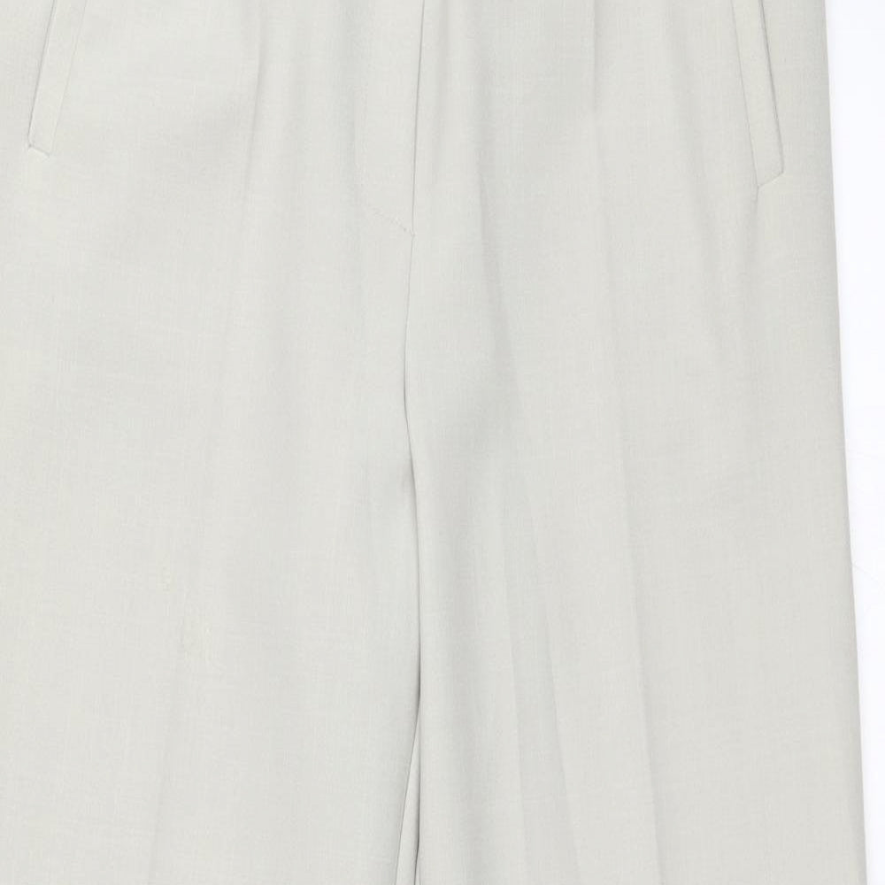 Constance Wood Womens Beige   Trousers  Size 10 L26 in