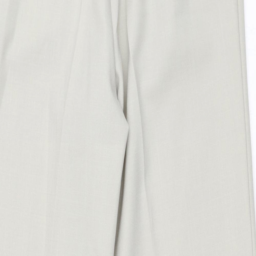 Constance Wood Womens Beige   Trousers  Size 10 L26 in