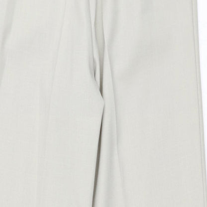 Constance Wood Womens Beige   Trousers  Size 10 L26 in