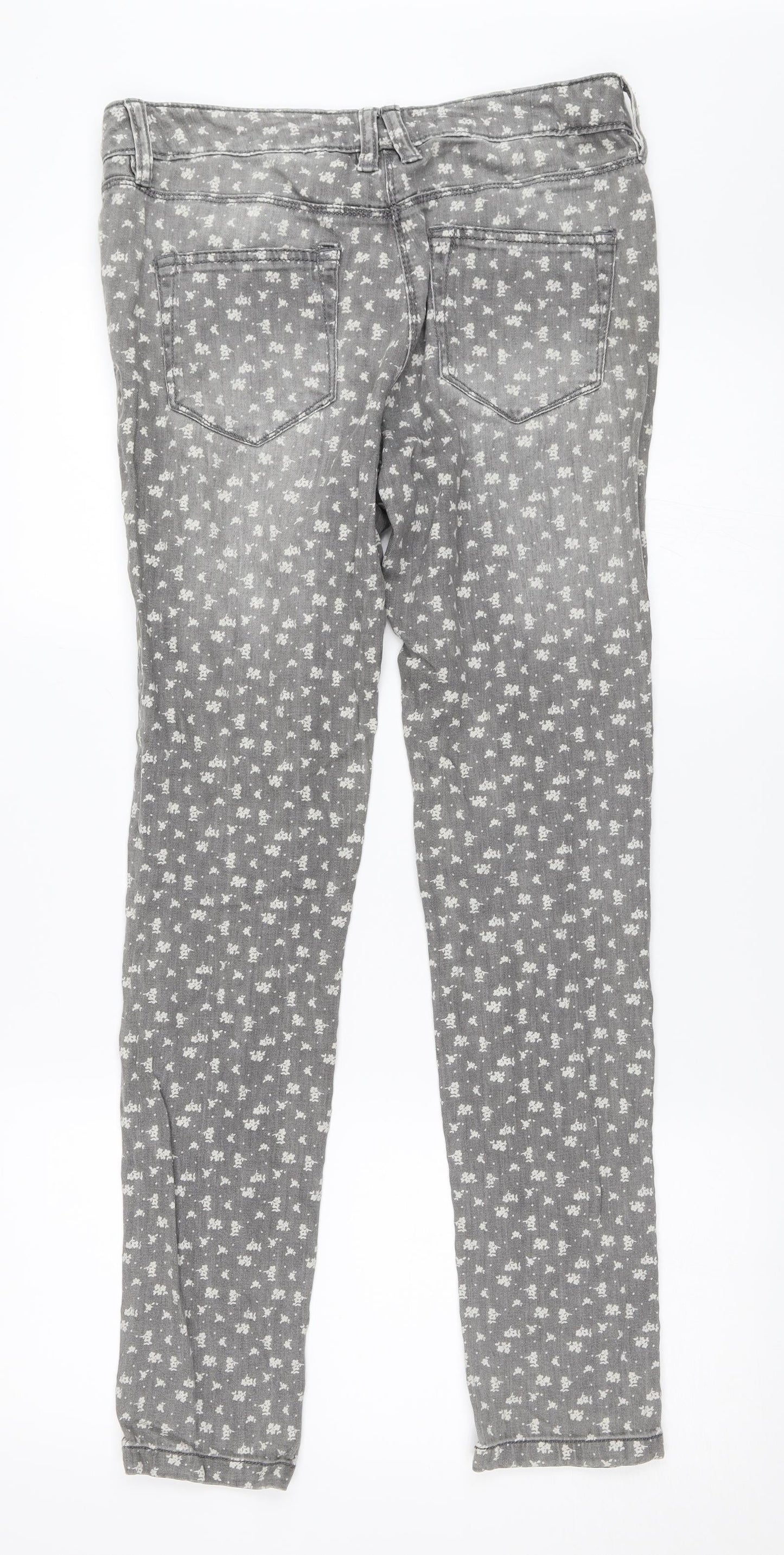 NEXT Womens Grey   Skinny Jeans Size 8 L29 in