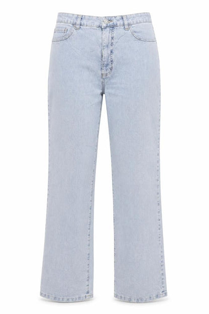 MAC Womens Blue  Denim Straight Jeans Size 32 in L31 in