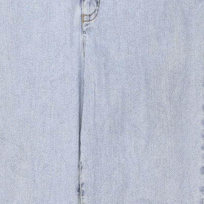 MAC Womens Blue  Denim Straight Jeans Size 32 in L31 in