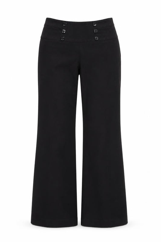 Womens UK Size 10 Autonomy Regular Fit  Black Trousers