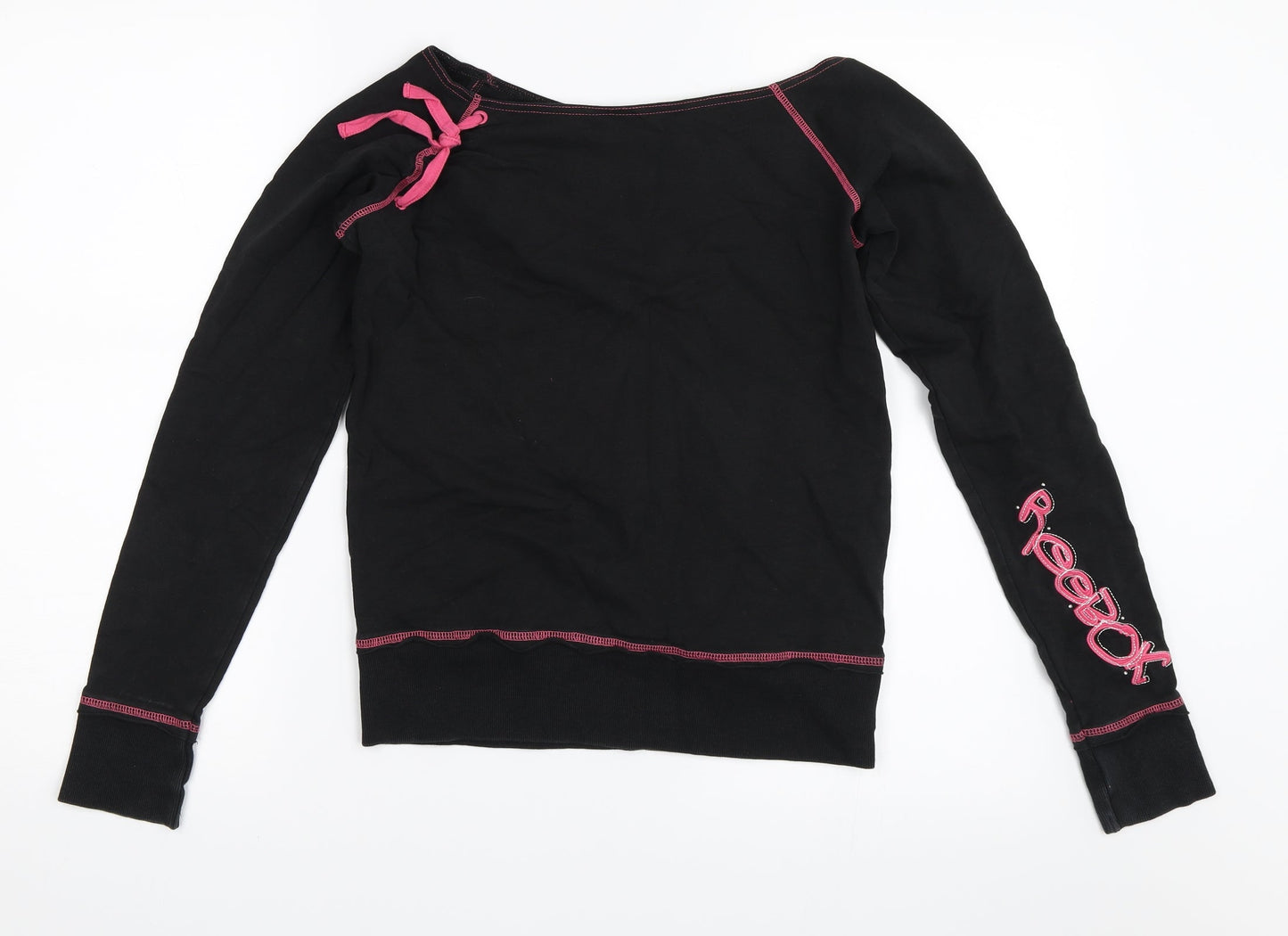 Reebok Girls Black   Pullover Sweatshirt Size XL