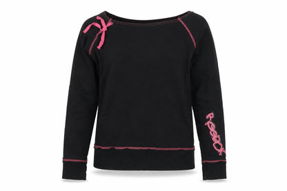 Reebok Girls Black   Pullover Sweatshirt Size XL