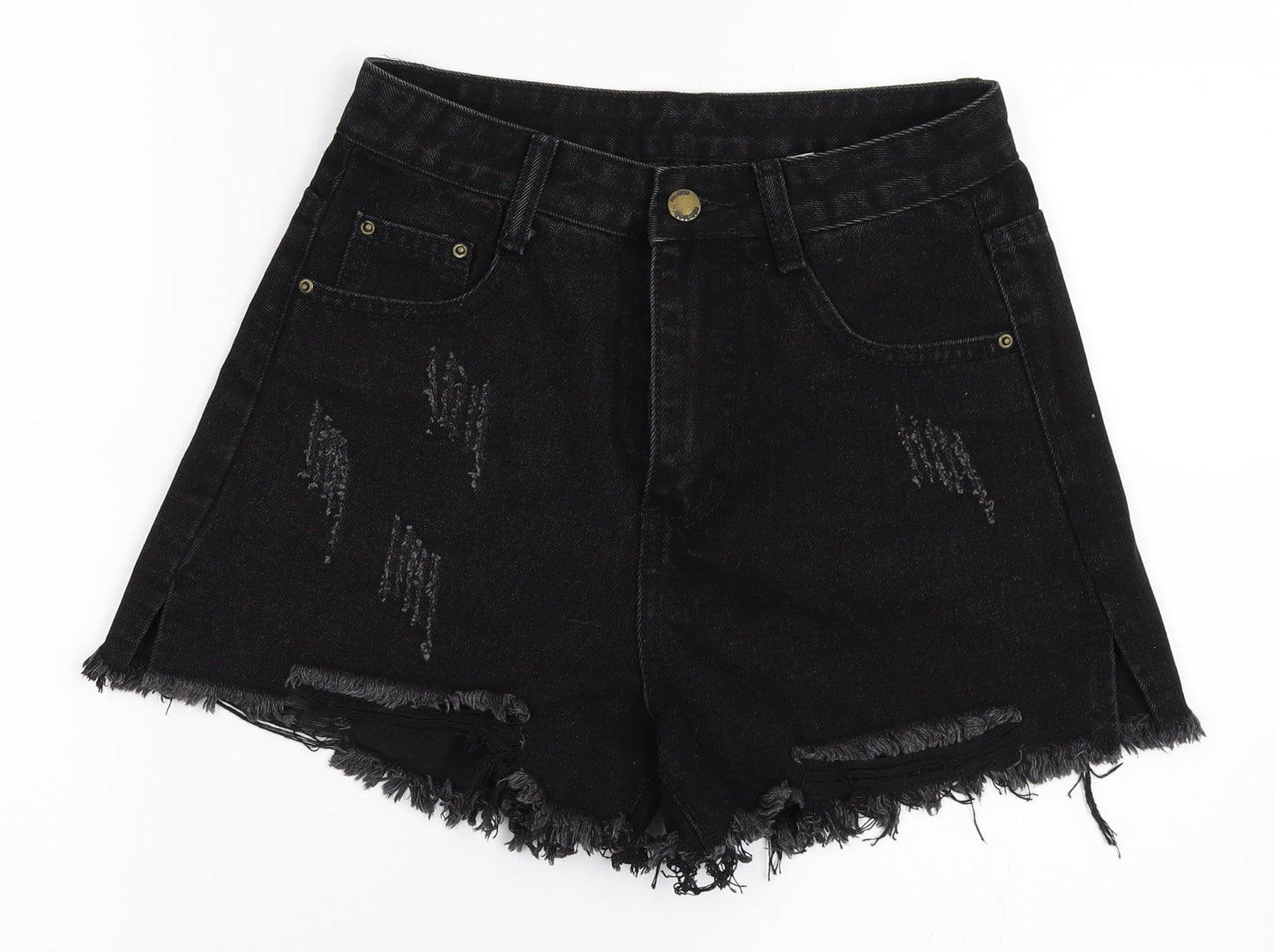 Womens UK Size 27 in Preworn Regular Fit Hot Pants Shorts
