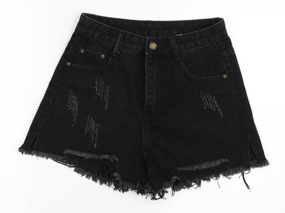 Womens UK Size 27 in Preworn Regular Fit Hot Pants Shorts