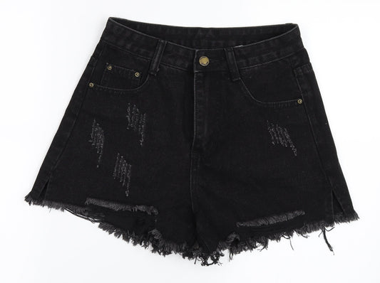 Womens UK Size 27 in Preworn Regular Fit Hot Pants Shorts