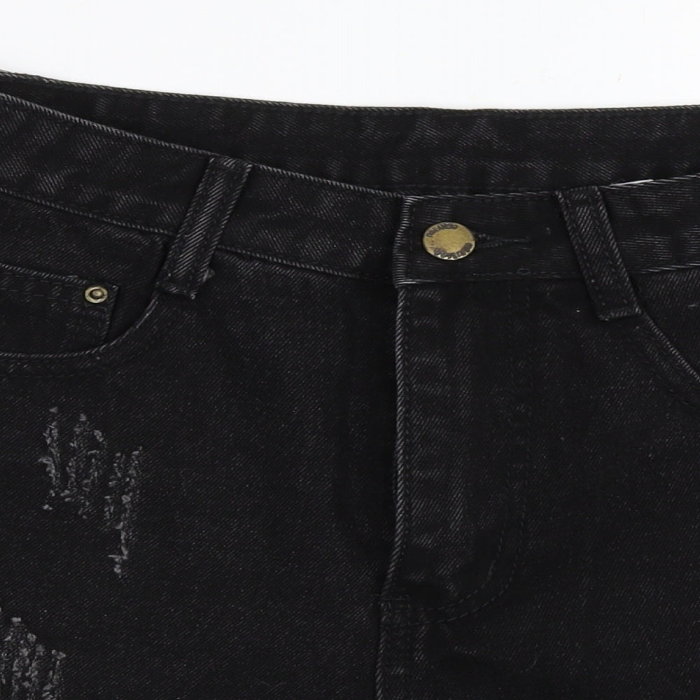 Womens UK Size 27 in Preworn Regular Fit Hot Pants Shorts
