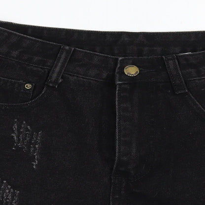 Womens UK Size 27 in Preworn Regular Fit Hot Pants Shorts