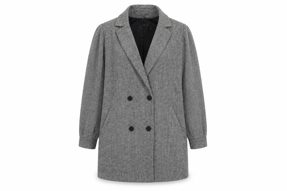 Parisian Womens Grey   Overcoat Coat Size 8