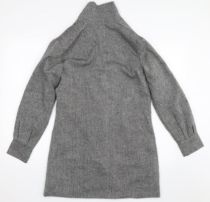 Parisian Womens Grey   Overcoat Coat Size 8