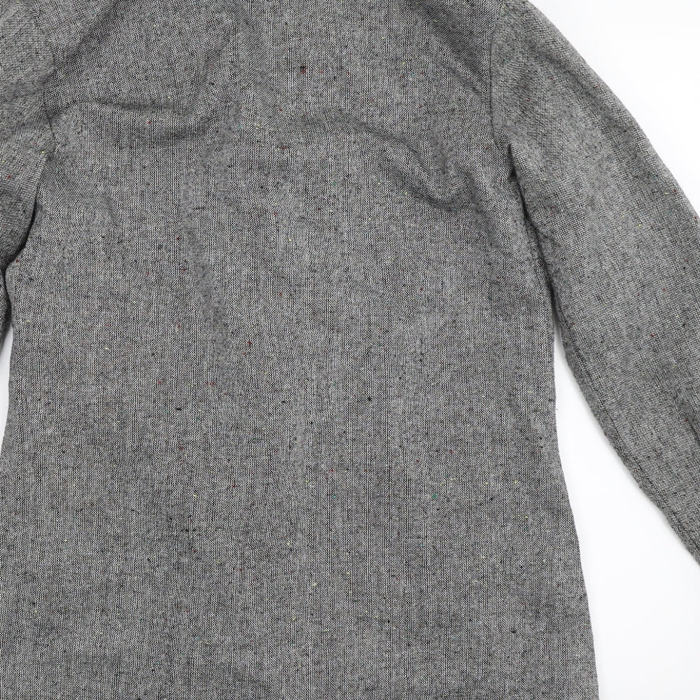 Parisian Womens Grey   Overcoat Coat Size 8