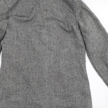 Parisian Womens Grey   Overcoat Coat Size 8