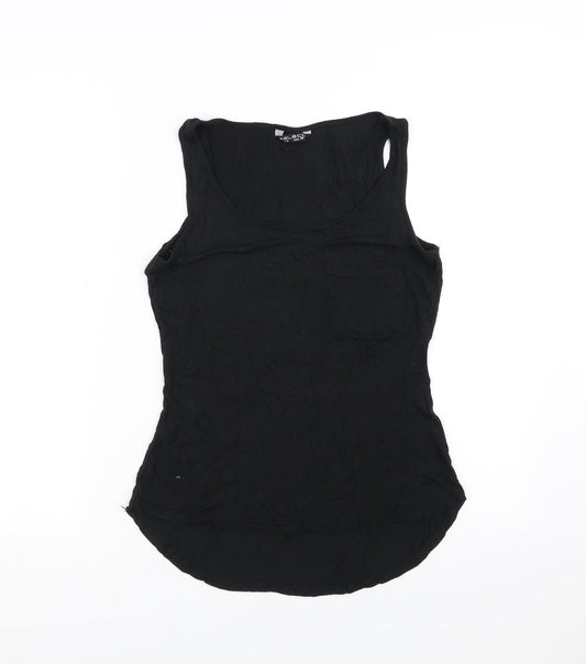 Womens UK Size 8 Select Black Basic Tank