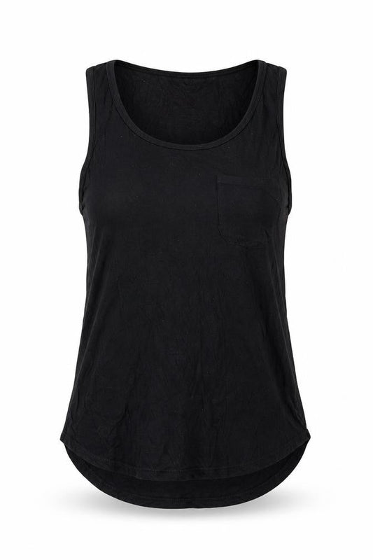 Womens UK Size 8 Select Black Basic Tank