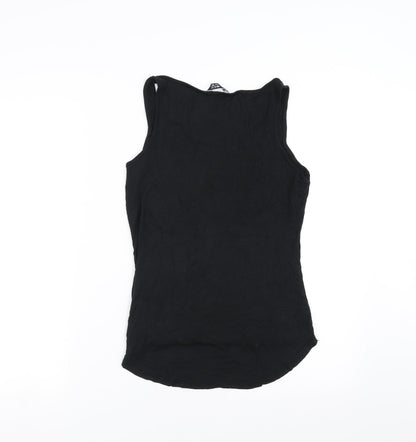 Womens UK Size 8 Select Black Basic Tank