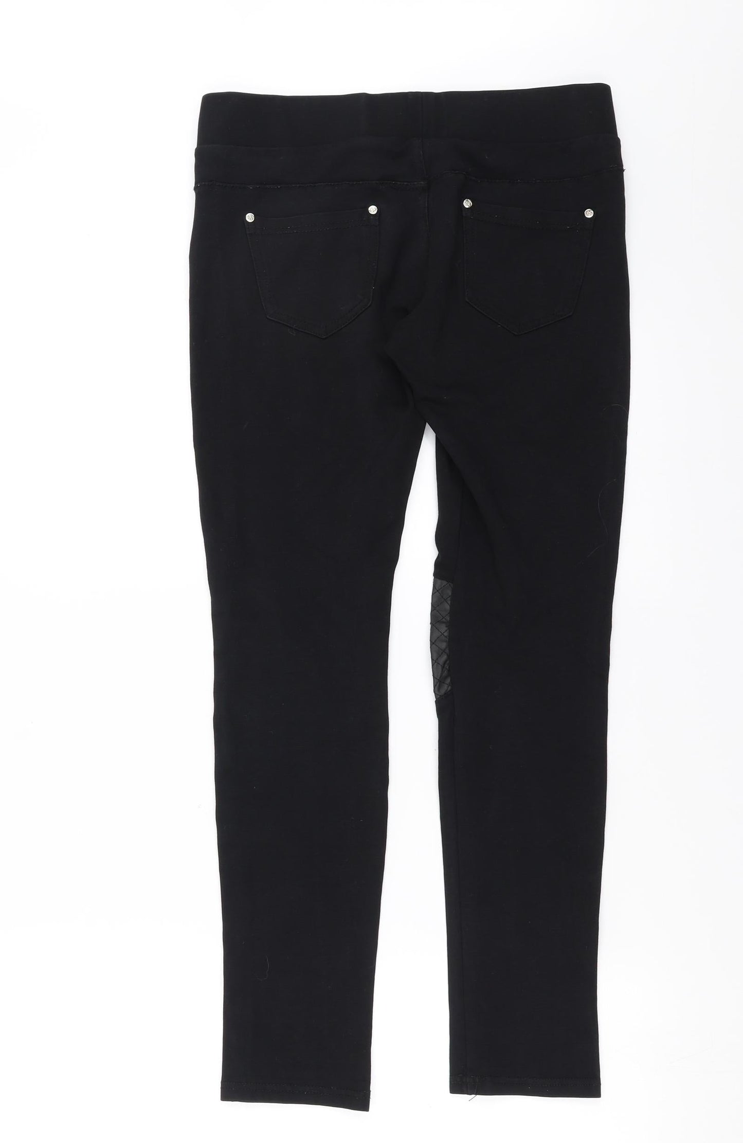 LD Style Womens Black   Trousers  Size L L28 in - leggings