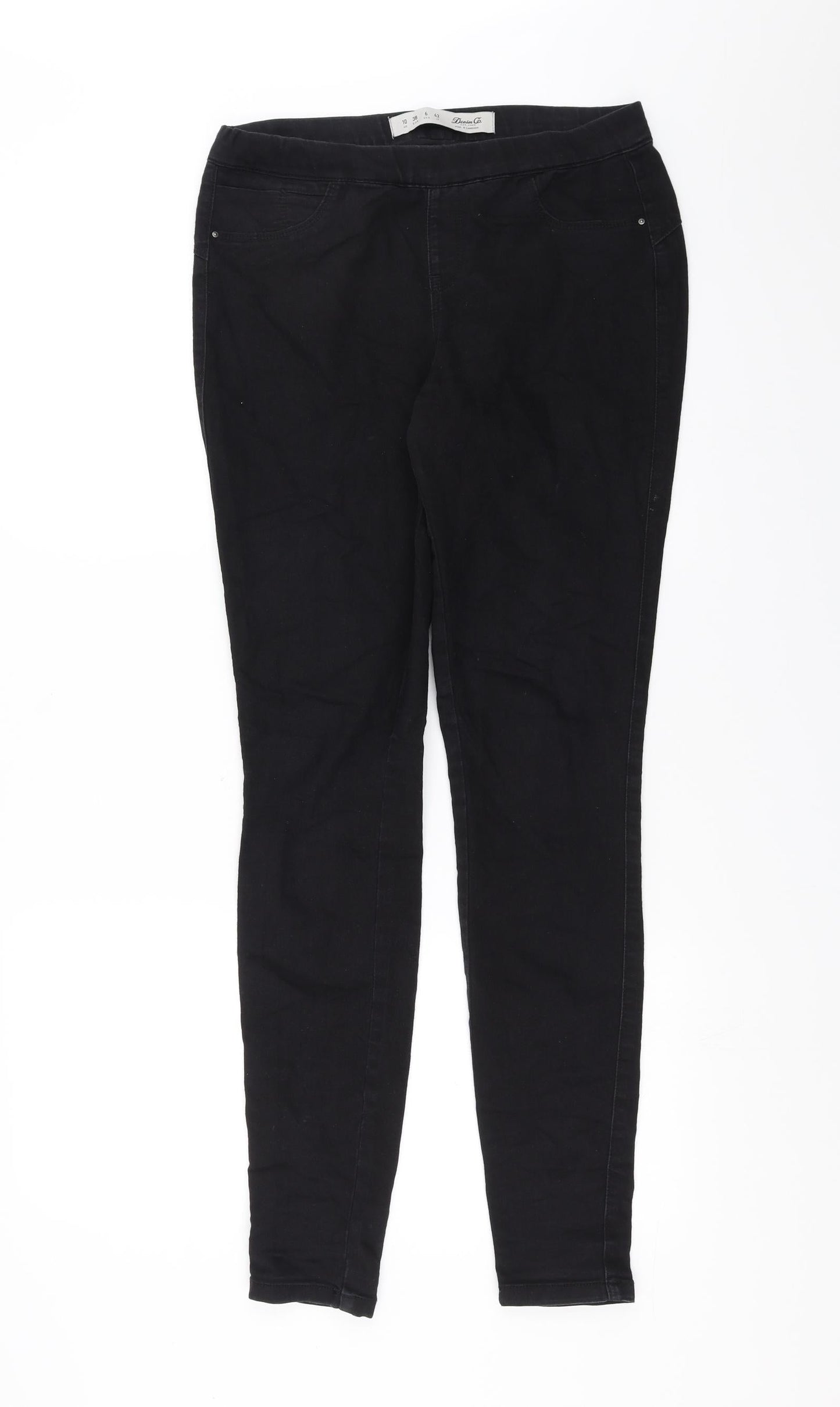Primark Womens Black  Denim Jegging Jeans Size 10 L31 in