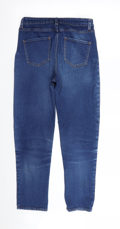 Womens UK Size 12 Denim Regular Fit Skinny Blue Jeans