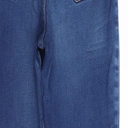 Womens UK Size 12 Denim Regular Fit Skinny Blue Jeans