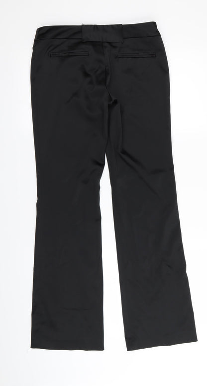 Womens UK Size 6 River Island Regular Fit  Black Trousers