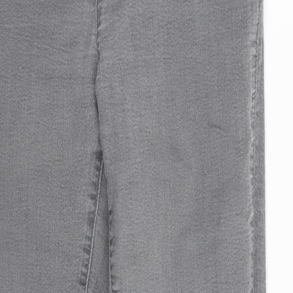 Womens UK Size 12 Wallis Regular Fit  Grey Trousers