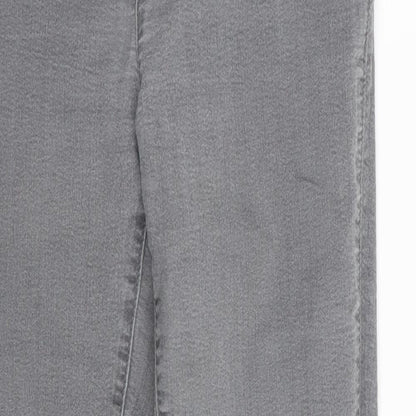 Womens UK Size 12 Wallis Regular Fit  Grey Trousers