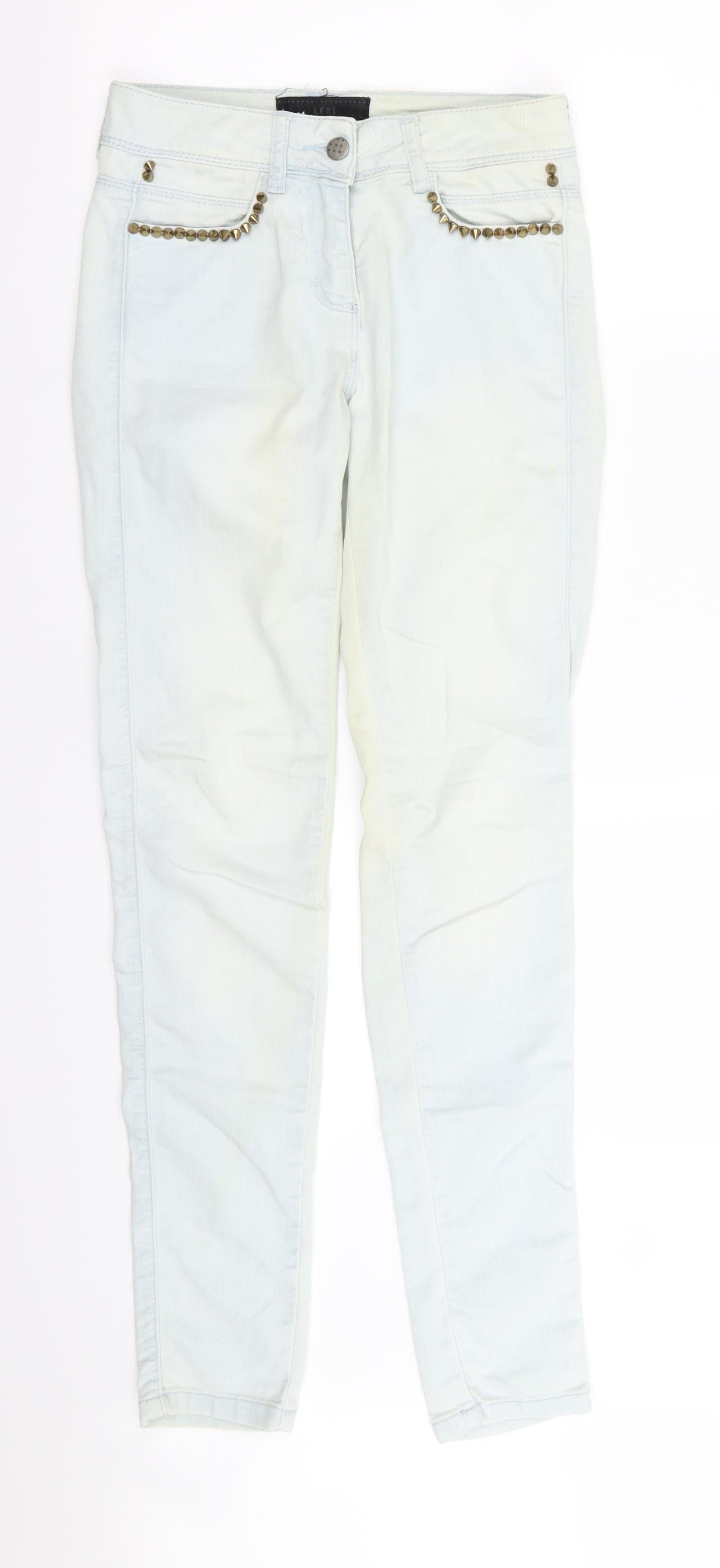 LEXI Womens Blue   Trousers  Size 6 L31 in