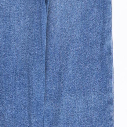 Womens UK Size 10 MOHITO Regular Fit Skinny Blue Jeans