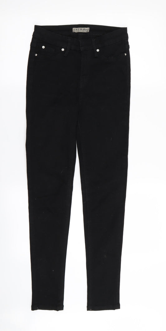 Womens UK Size 6 denim and co Regular Fit Skinny Black Jeans