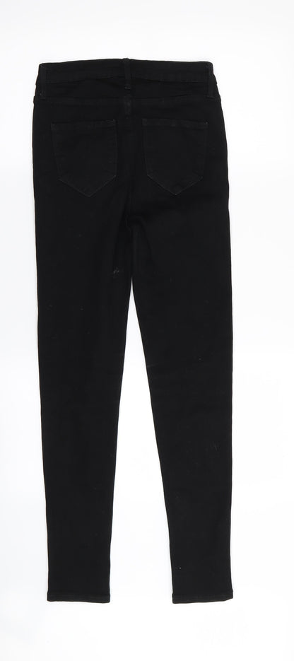 Womens UK Size 6 denim and co Regular Fit Skinny Black Jeans