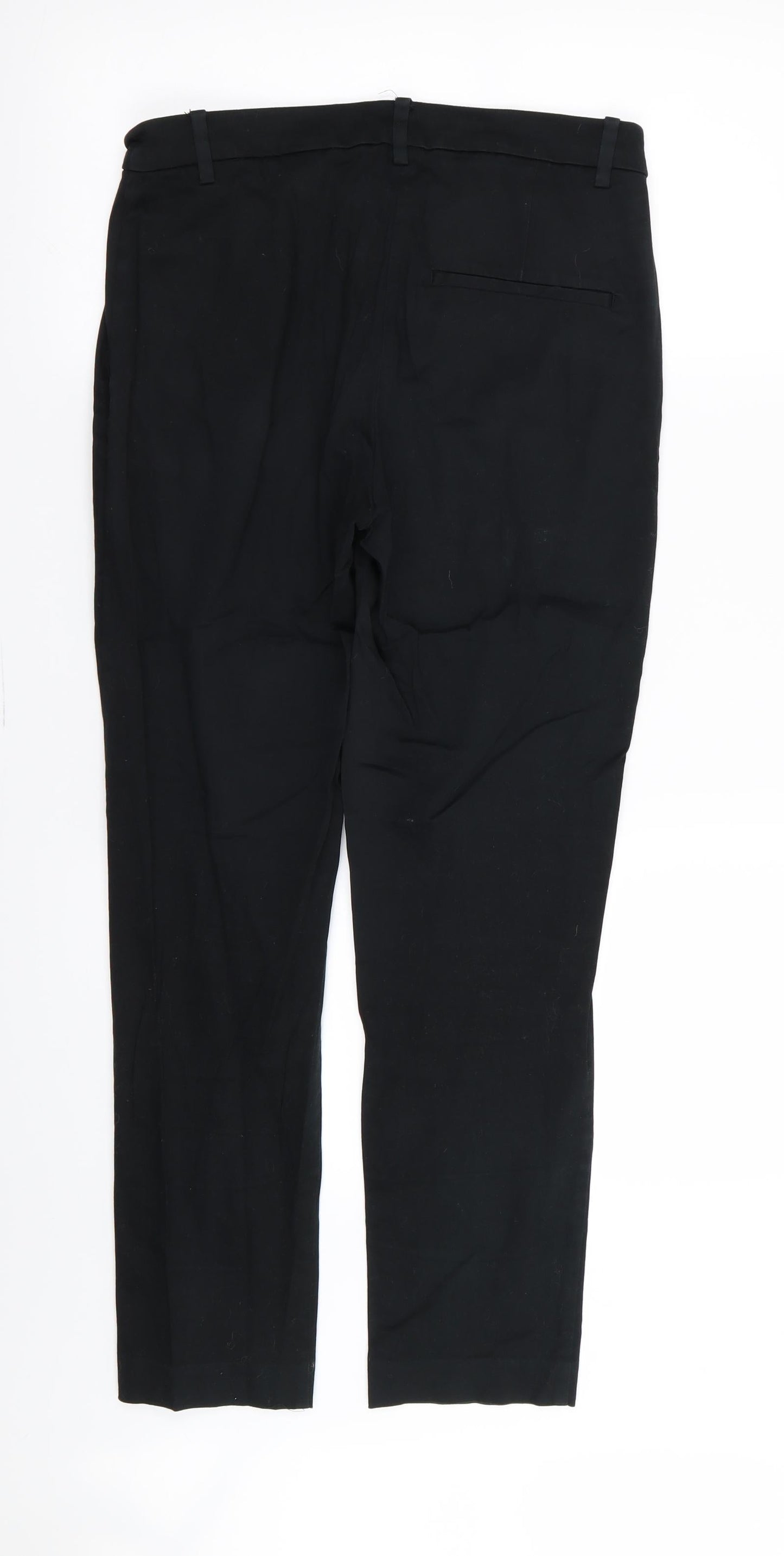 Womens UK Size 10 H&M Regular Fit  Black Trousers