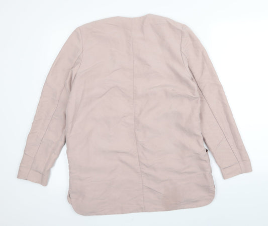H&M Womens Pink   Jacket Blazer Size 10