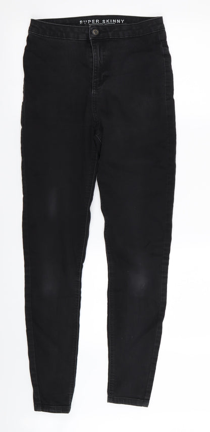 M&S Womens Black   Skinny Jeans Size 10 L28 in
