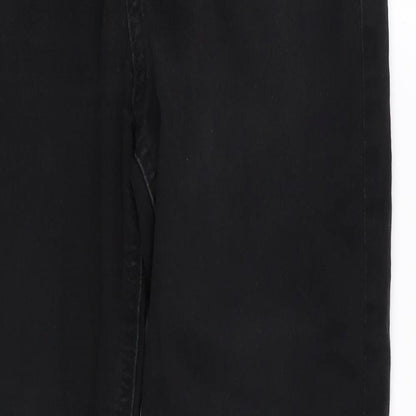 M&S Womens Black   Skinny Jeans Size 10 L28 in