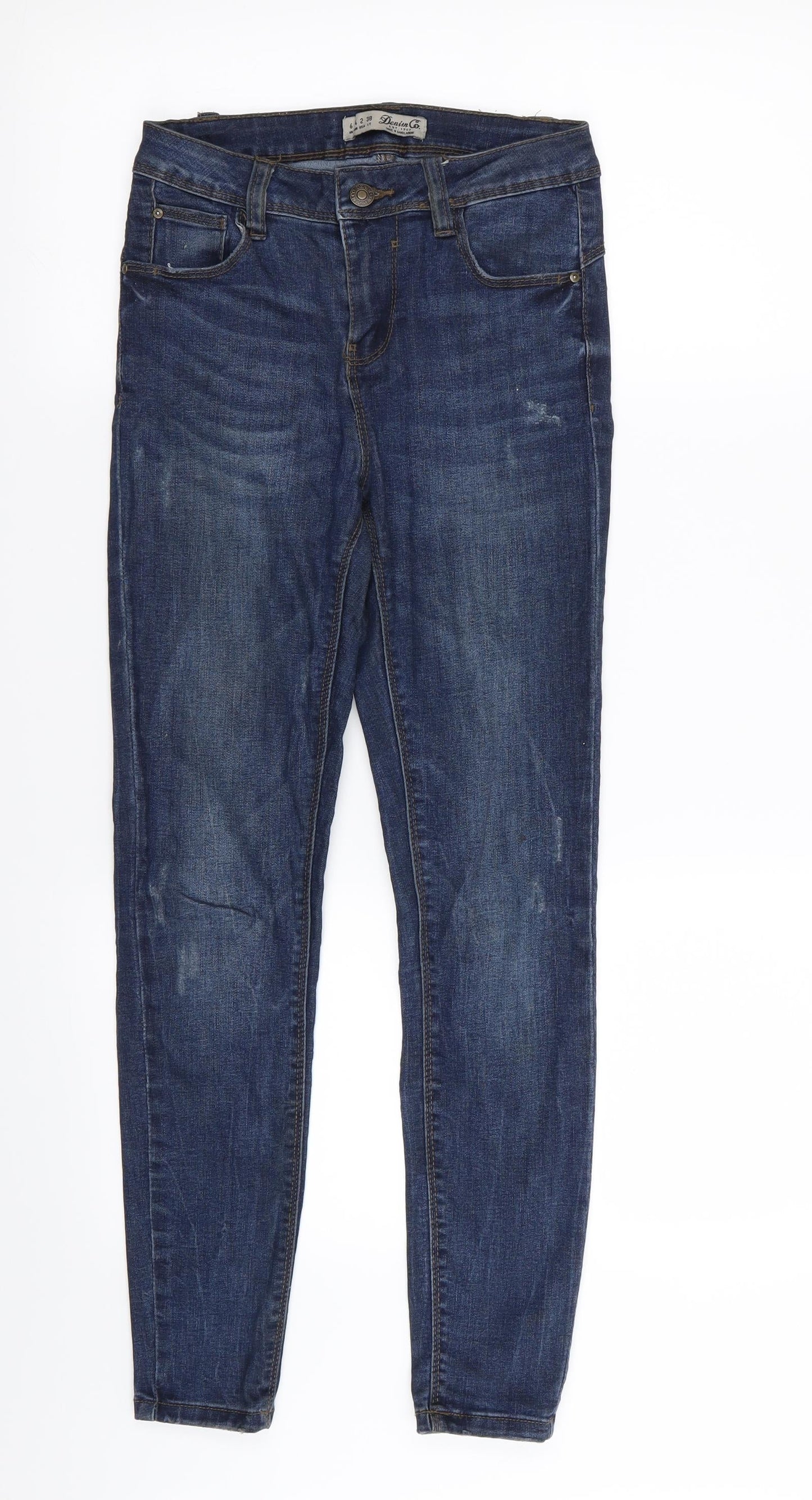 Womens UK Size 6 denim and co Regular Fit Skinny Blue Jeans