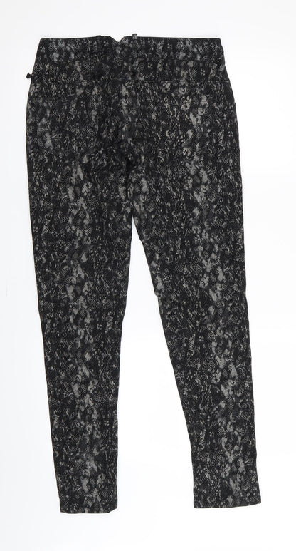 bottoms up Womens Black Geometric  Skinny Jeans Size 28 in L30 in