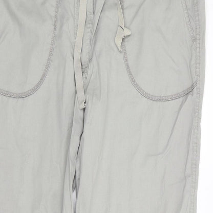 M&S Womens Grey   Trousers  Size 16 L28 in