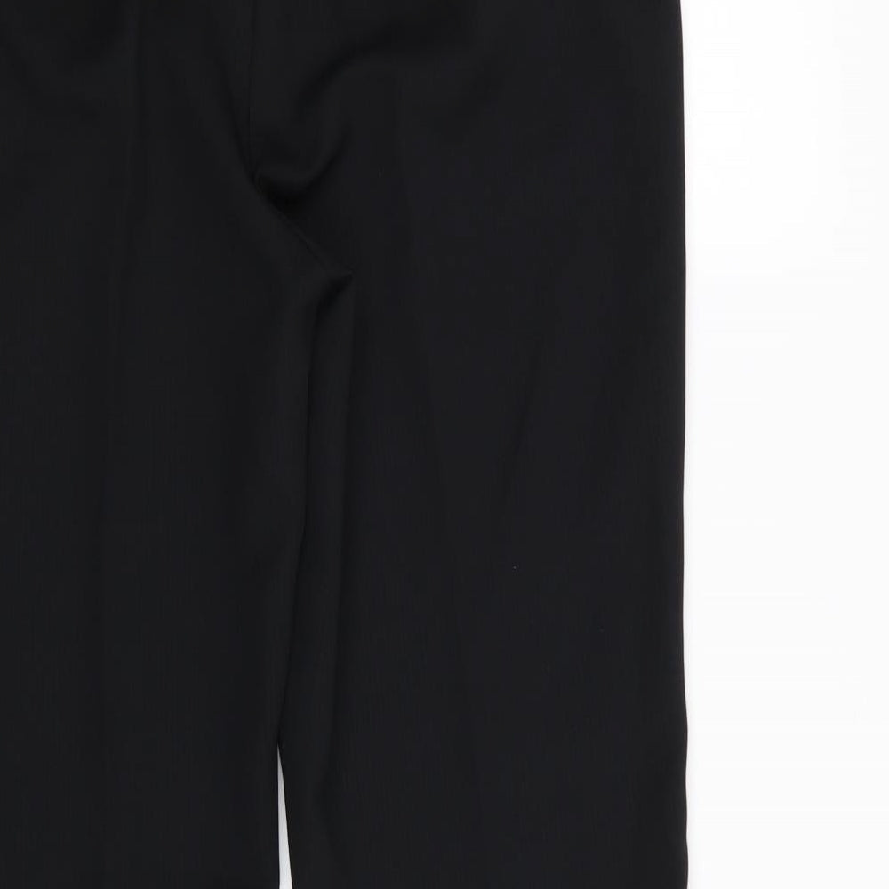 TU Womens Black   Trousers  Size 12 L28 in