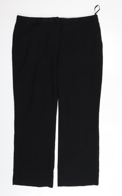 Womens UK Size 18 NEXT Regular Fit  Black Trousers
