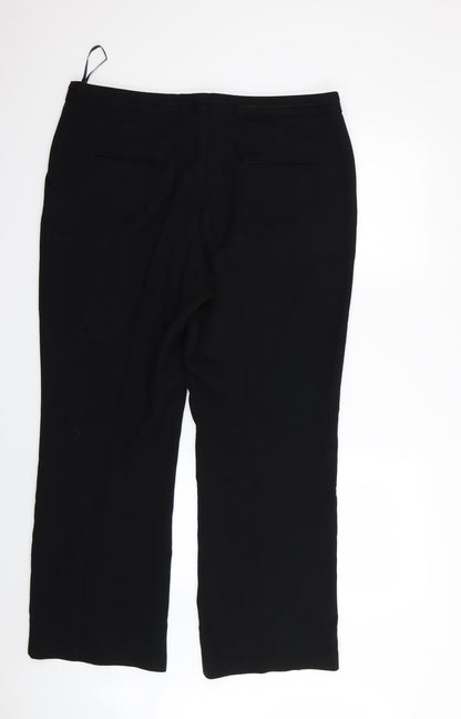 Womens UK Size 18 NEXT Regular Fit  Black Trousers