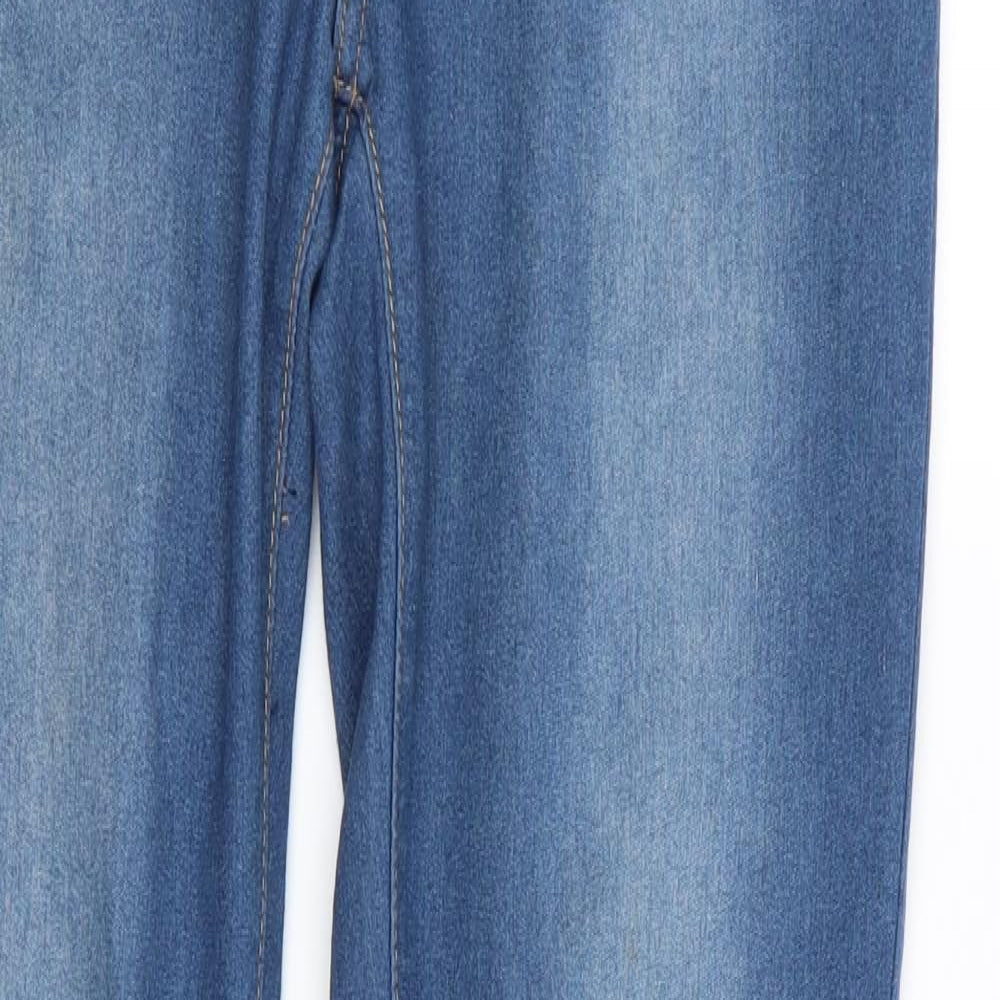 Womens UK Size 12 DENIM AND CO Regular Fit Skinny Blue Jeans