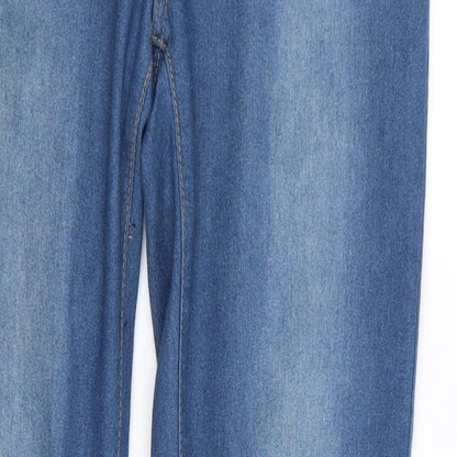 Womens UK Size 12 DENIM AND CO Regular Fit Skinny Blue Jeans