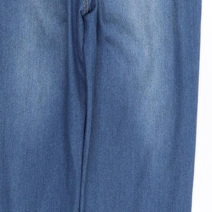 Womens UK Size 12 DENIM AND CO Regular Fit Skinny Blue Jeans