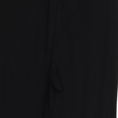 Womens UK Size 12 Papaya Regular Fit  Black Trousers