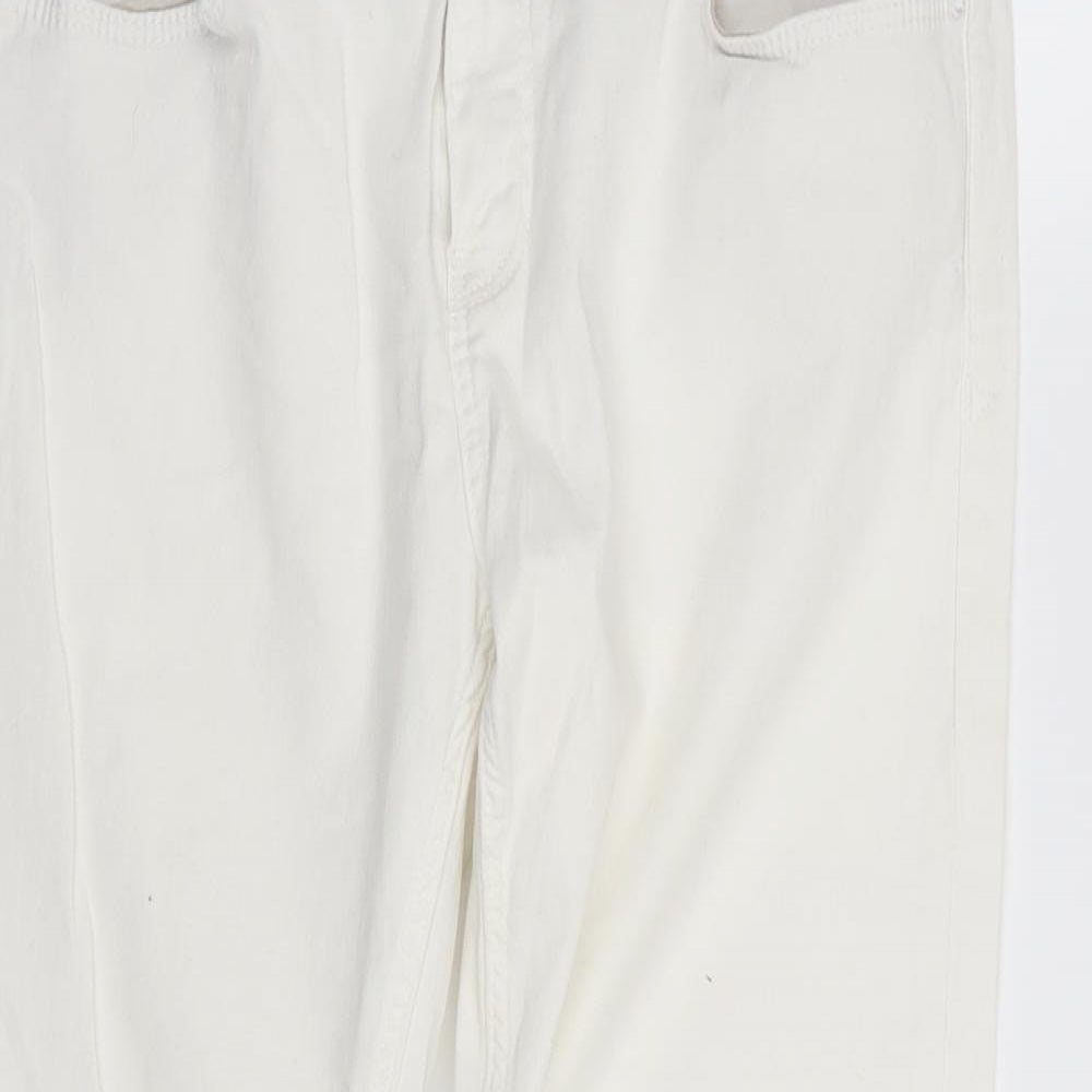 Zara Womens White   Skinny Jeans Size 10 L24 in