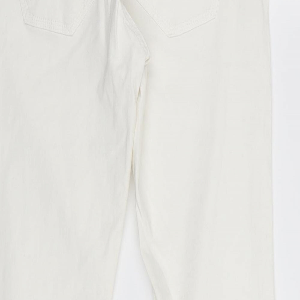 Zara Womens White   Skinny Jeans Size 10 L24 in