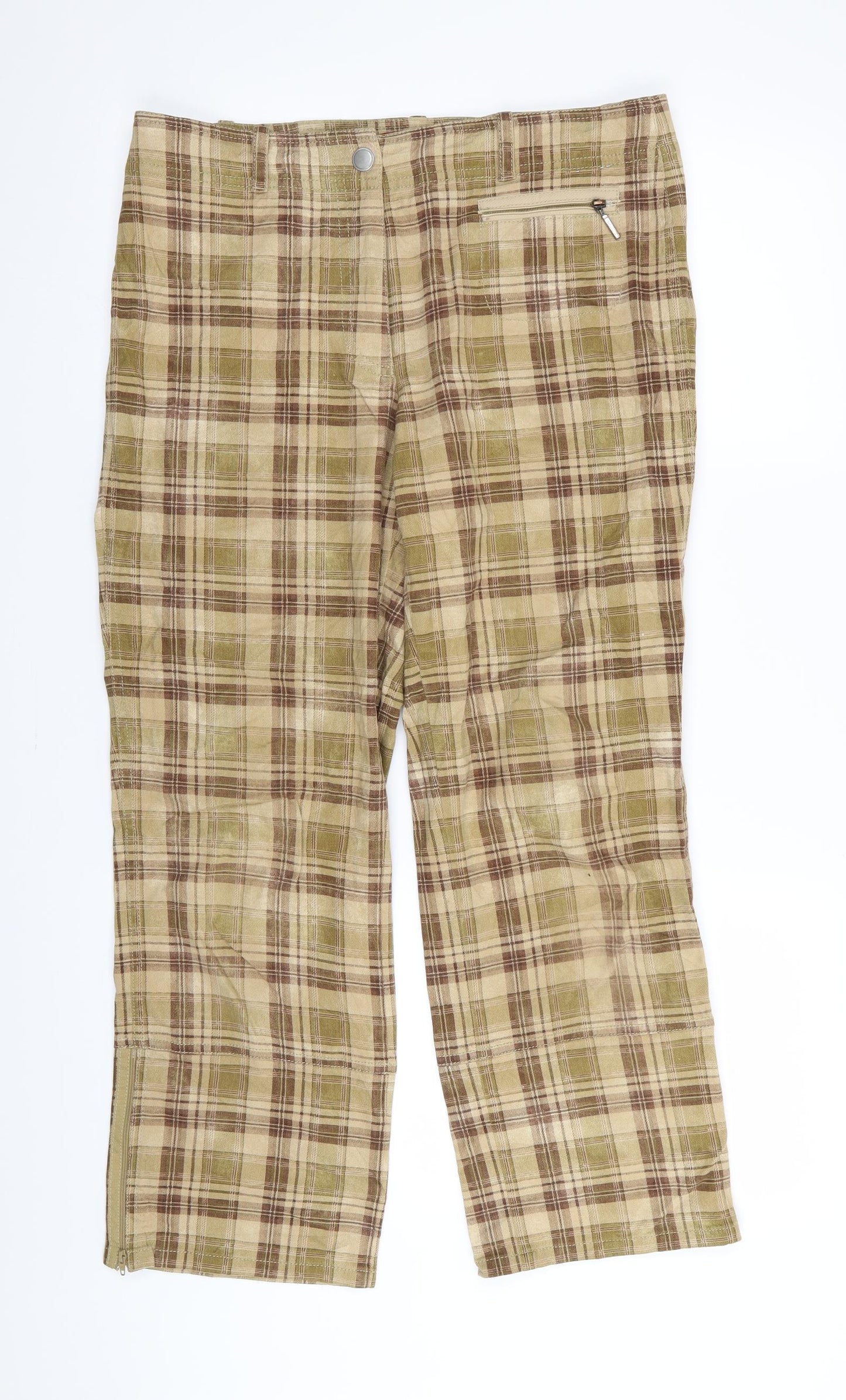 Womens UK Size 30 in Taifun Regular Fit  Beige Trousers